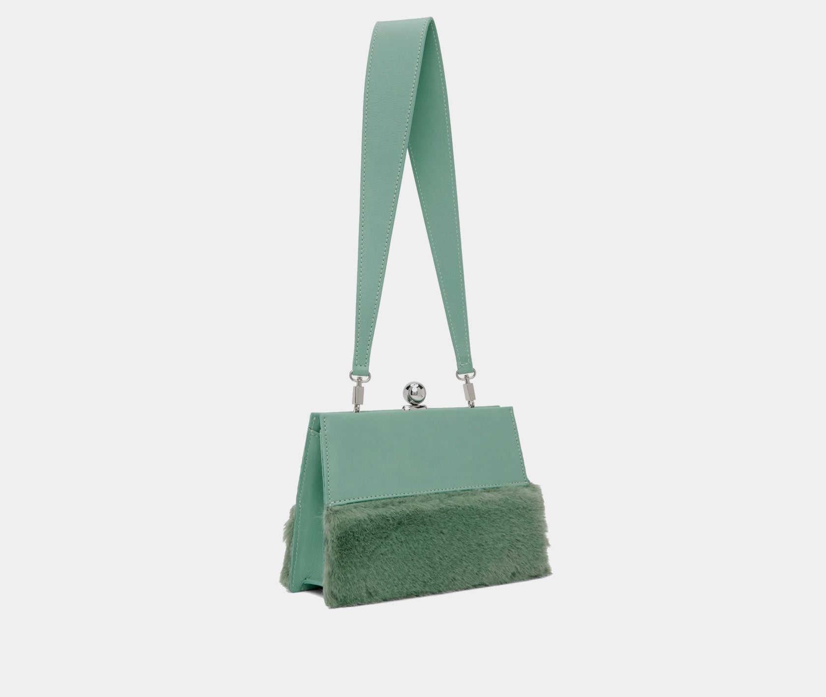 Mini Twin - Seafoam Faux Fur