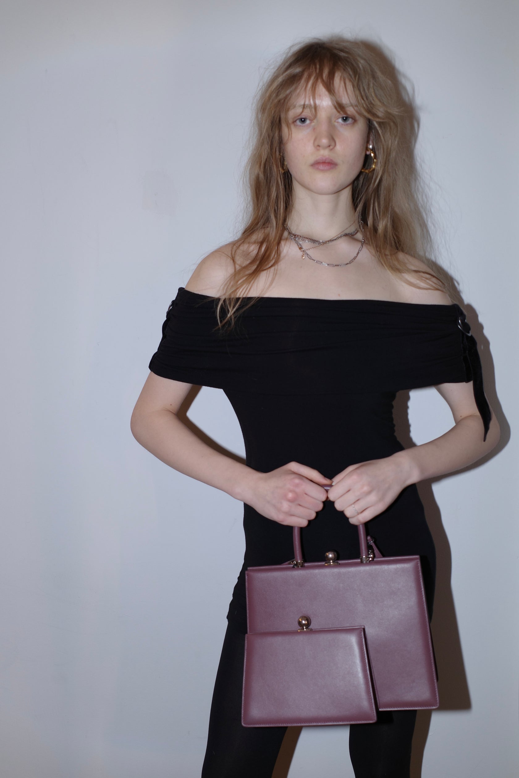TWIN FRAME - BURGUNDY